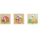 HABA Pro Schichtenpuzzle-Set Tiere