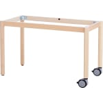 Kita-Tisch Forma, Rechteck, 160x80, Rollenmix