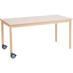 Kita-Tisch Forma, Rechteck, 160x80, Rollenmix