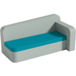 Kindersofa, Armlehne rechts, Stoffbezug