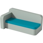 Kindersofa, Armlehne links, Stoffbezug