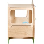 Begehbarer Food Truck aus Holz für Kinder