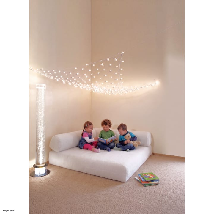 LED-Lichternetz, KI-generiertes Bild