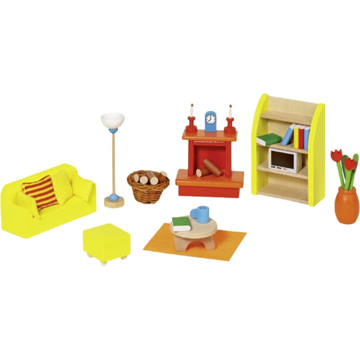 Goki Puppenhaus-Möbel Wohnzimmer