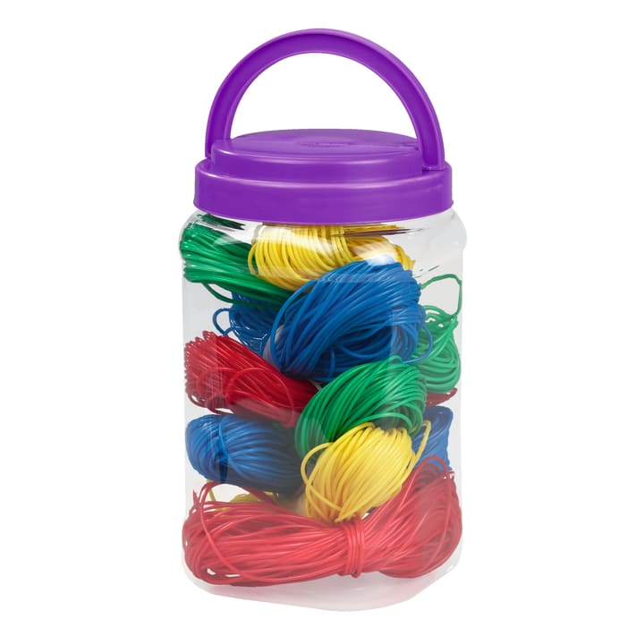 Fädelschnüre-Set, 8 Schnüre in 4 Farben
