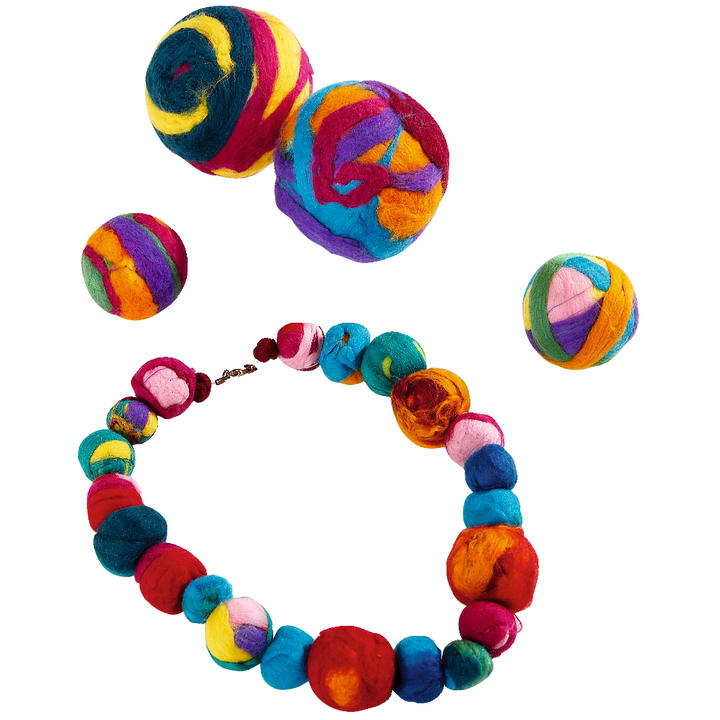 Märchenwolle, bunt, 12 Farben