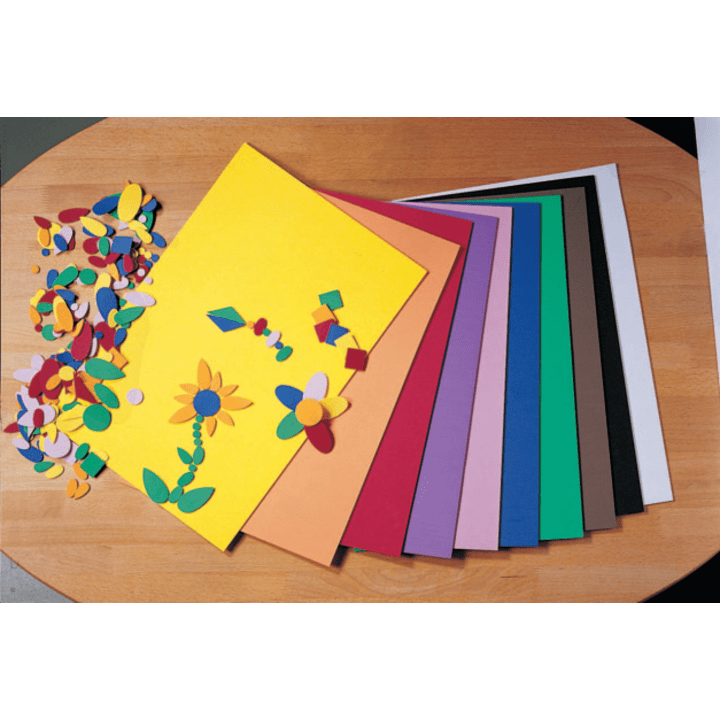 Moosgummi-Platten-Set, 10 Stück