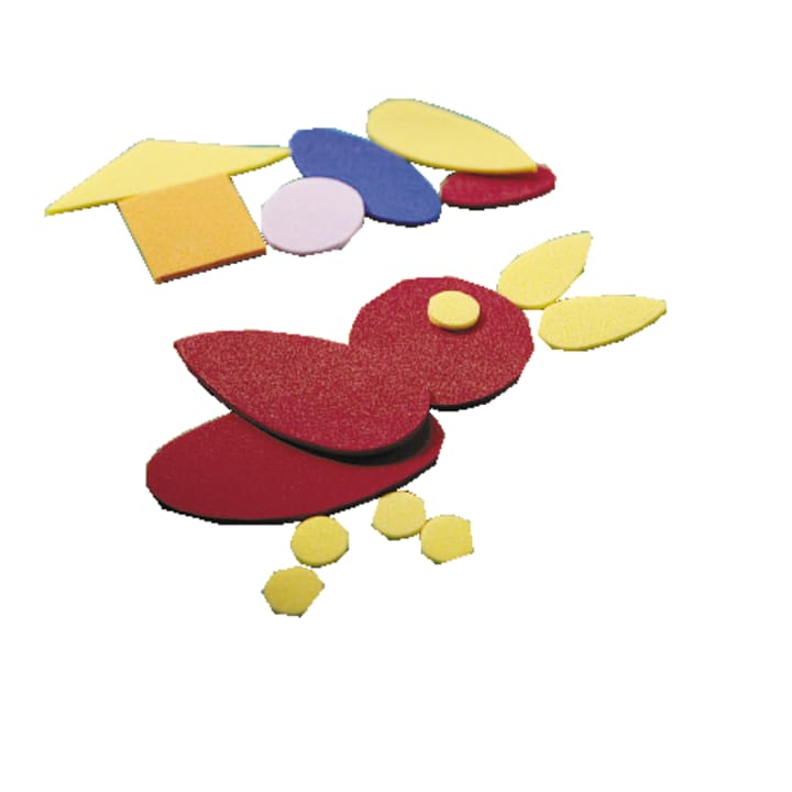 Moosgummi-Platten-Set, 10 Stück