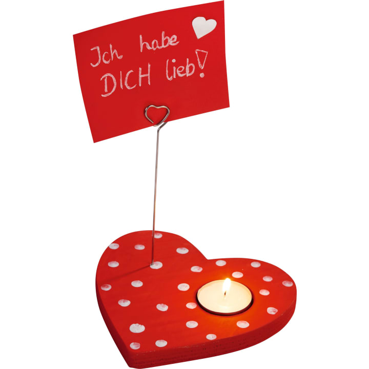Sachenmacher Kerzenständer Herz, 6 Stück