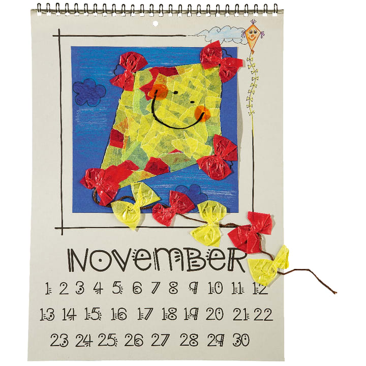 Mal- und Bastelkalender, 20 Stück