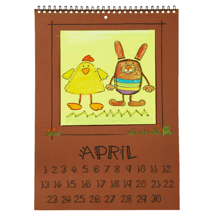 Mal- und Bastelkalender, 20 Stück