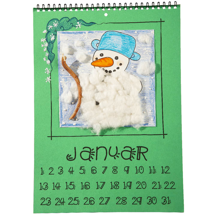 Mal- und Bastelkalender, 20 Stück