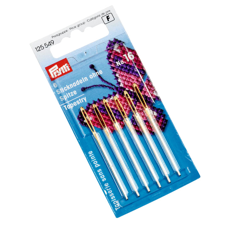 Sticknadeln ohne Spitze, 6 Stück