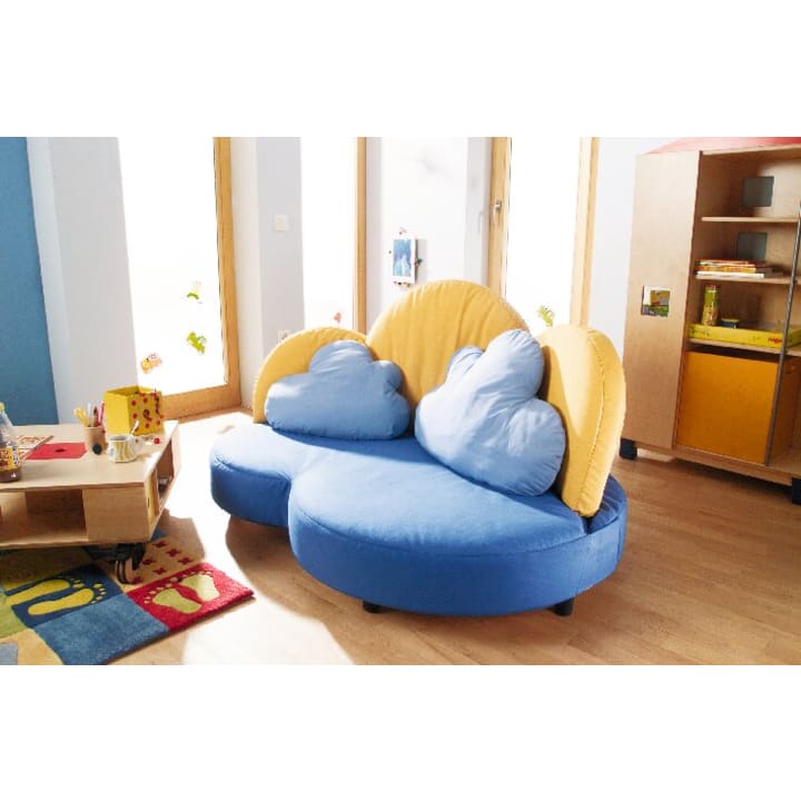 Wolkensofa mit 2 Kissen, 140x83x90cm