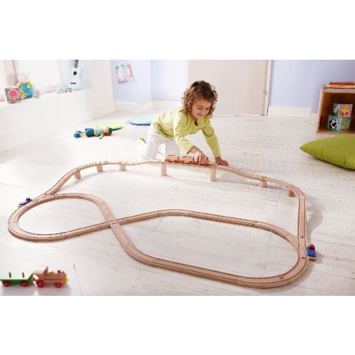 Wehrfritz Eisenbahn-Starter-Set, 40-teilig
