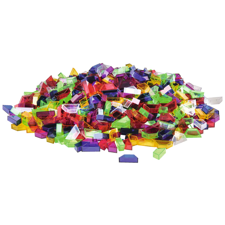 Trapezlegesteine, transparent, 750 Stück