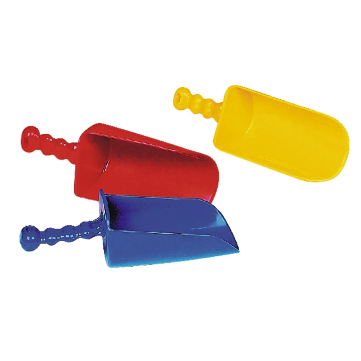 Sandschaufel-Set für Kinder, stabile bunte Mehlschaufeln, 6 Stück