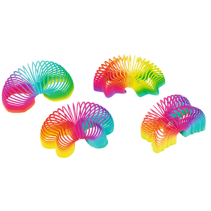 Regenbogenspiralen mit Motiv, 12 Stück