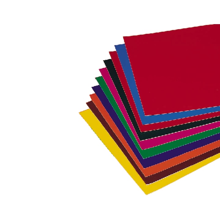 Fensterfolie, 25 x 35 cm, 20 Stück in 10 Farben