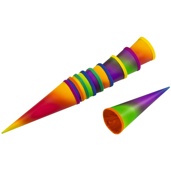 Schultüten-Set Regenbogen, 10 Stück
