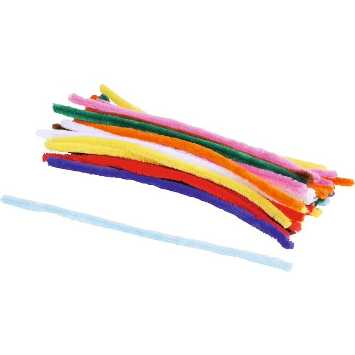 Dicke Pfeifenputzer, verschiedene Farben, 100 Stück