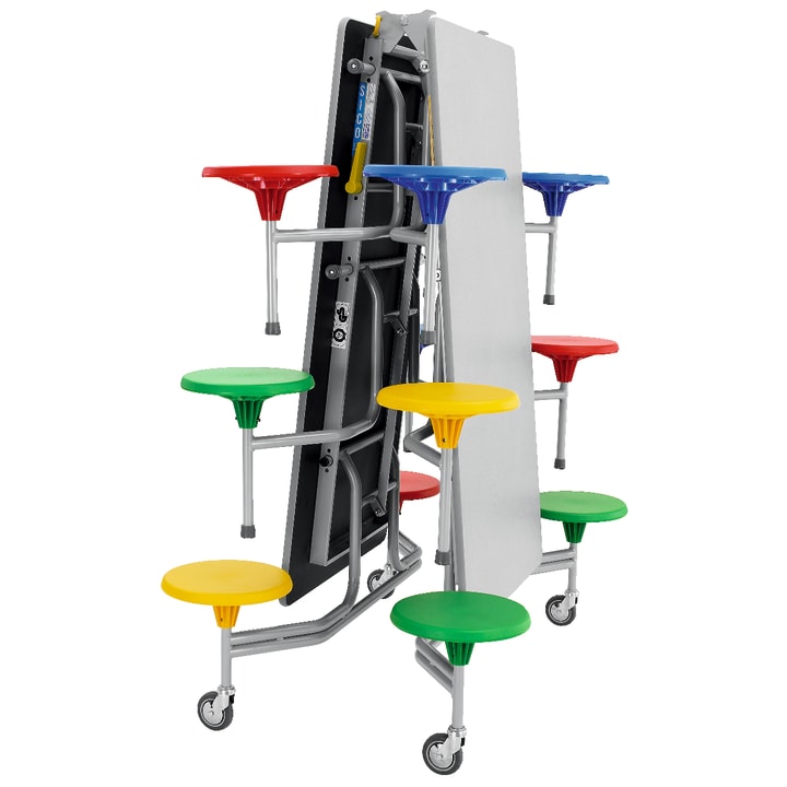12er-Tisch-Sitz-Kombination, rechteckig, Tisch H74 cm