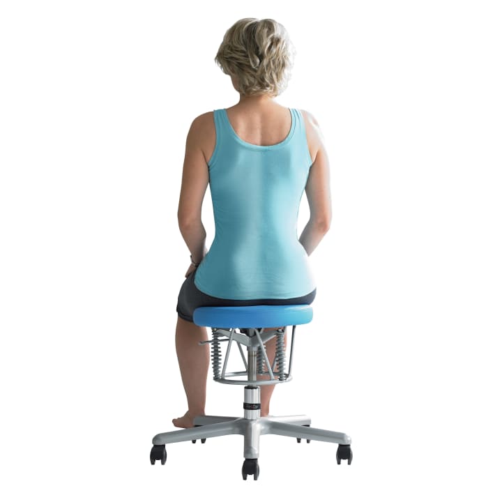 BIOSWING® Hocker Kunstleder, div. Farben, Sitzh. 34 - 44 cm