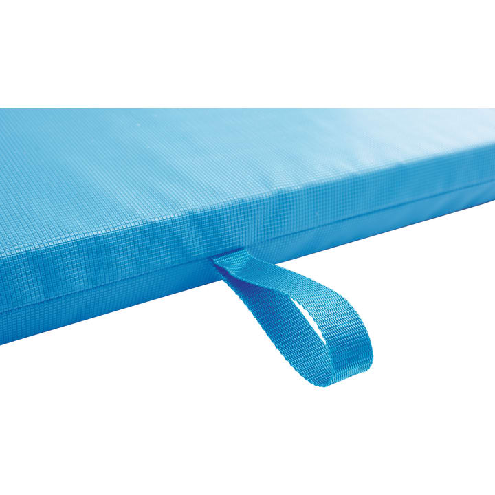 Turnmatte RG 120 mit Lederecken und Trageschlaufen, 200x100x6 cm