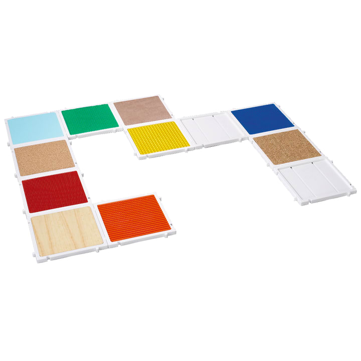 Fuß-Parcours, 12 Platten
