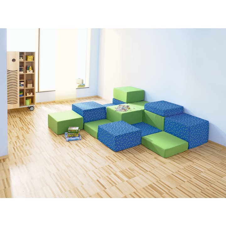Kleiner Quader Kunstleder, div. Farben