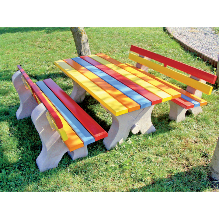 Kita- und Krippentisch für Draußen 160x72x56cm