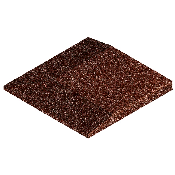 Eckplatte, 50 x 50 x 8 cm