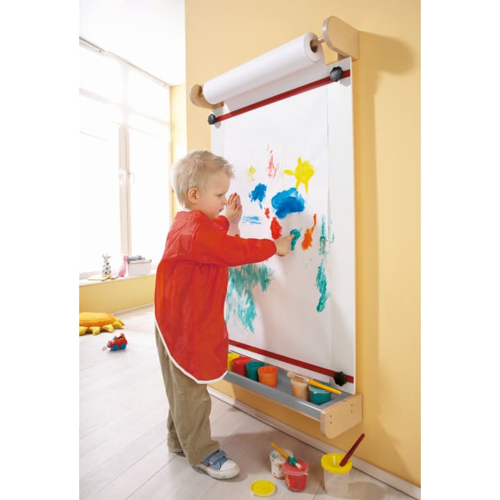 Malwand mit Klemmschienen, 119x68cm