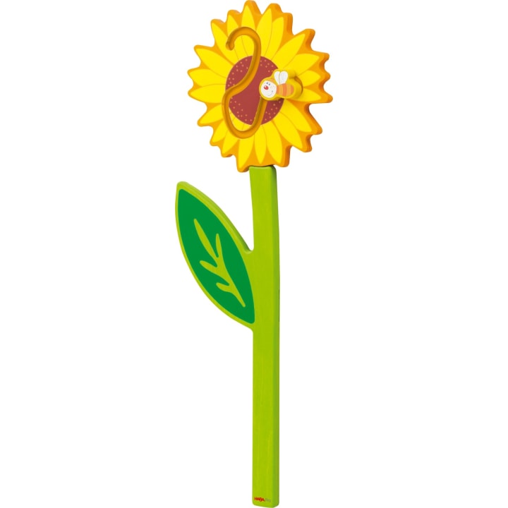 Wandapplikation Sonnenblume mit Biene