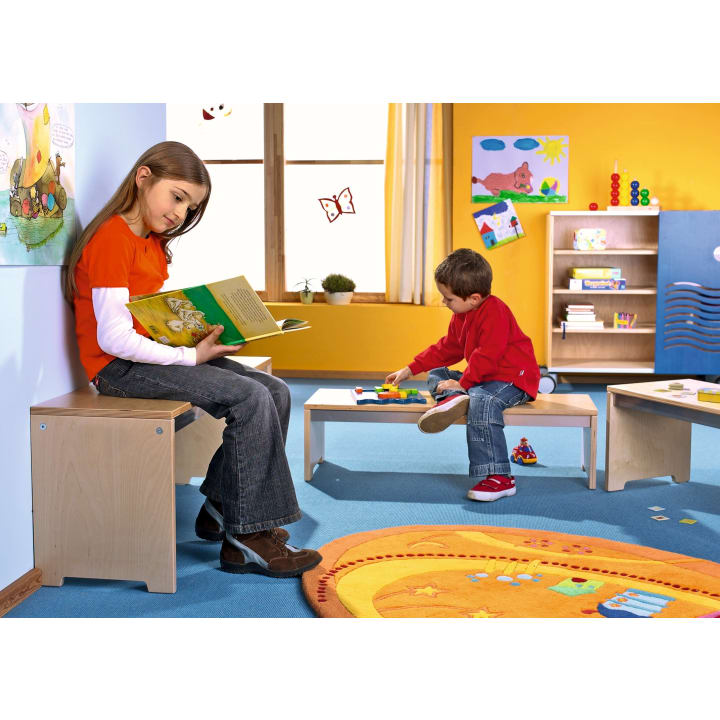Bänke 3er-Set, Sitzh. 26 - 43 cm