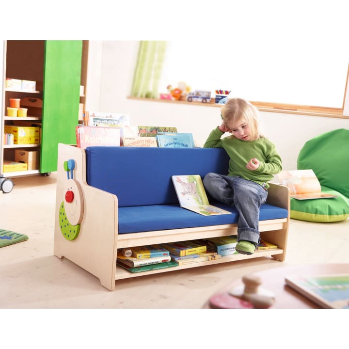 Bücherbank für die Krippe, Sitzhöhe 26 cm