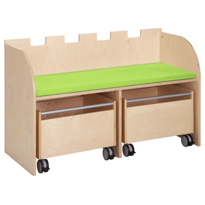 Kindersitzbank Burgmauer, Sitzhöhe ca. 37cm
