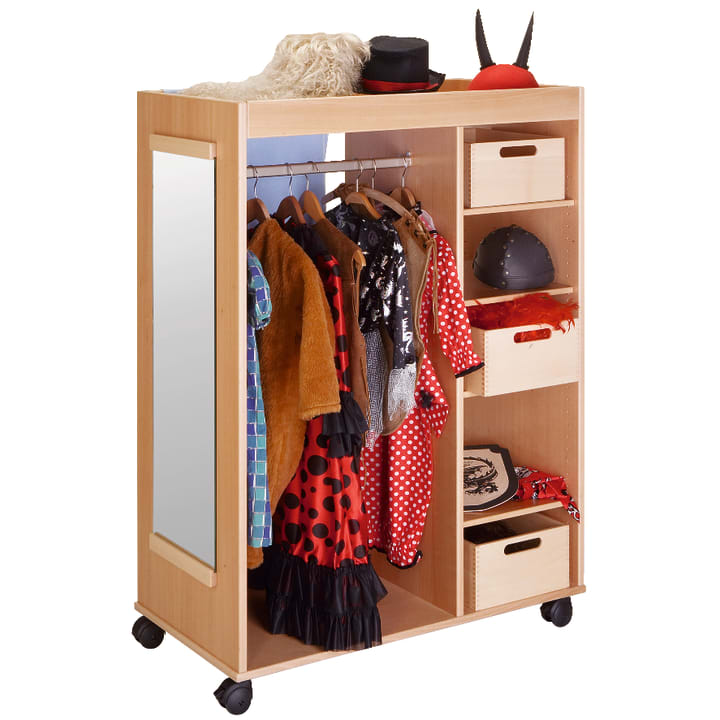 Rollenspiel-Garderobe in Buche