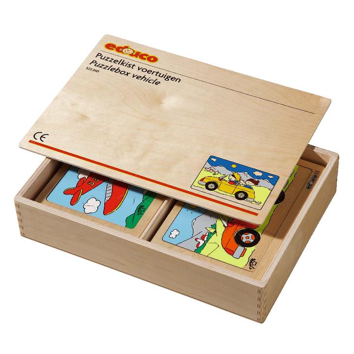 Puzzlebox Fahrzeuge, 10 Puzzles