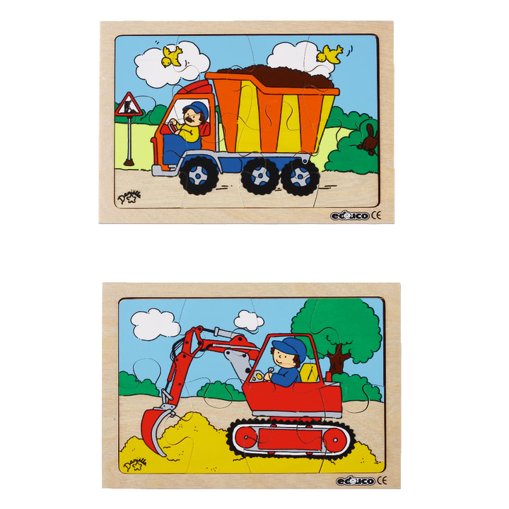 Puzzlebox Fahrzeuge, 10 Puzzles