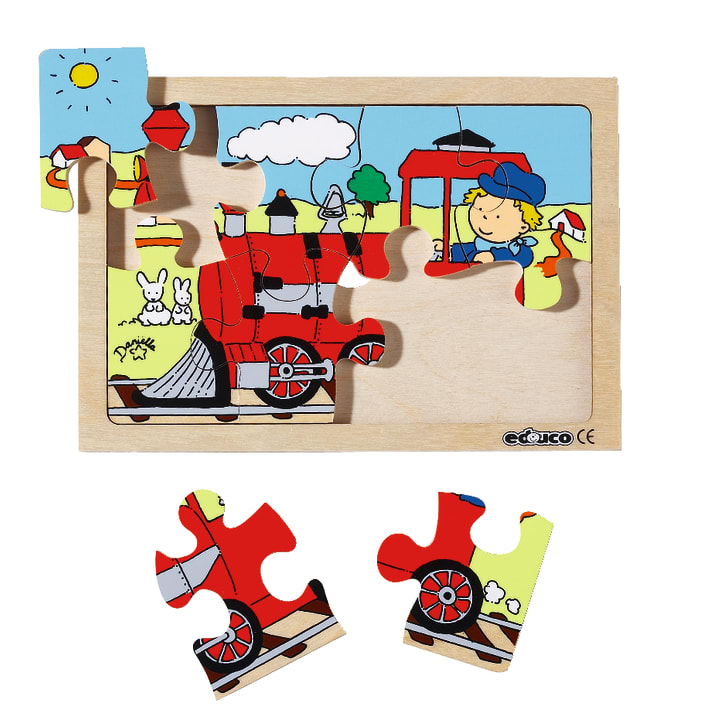 Puzzlebox Fahrzeuge, 10 Puzzles