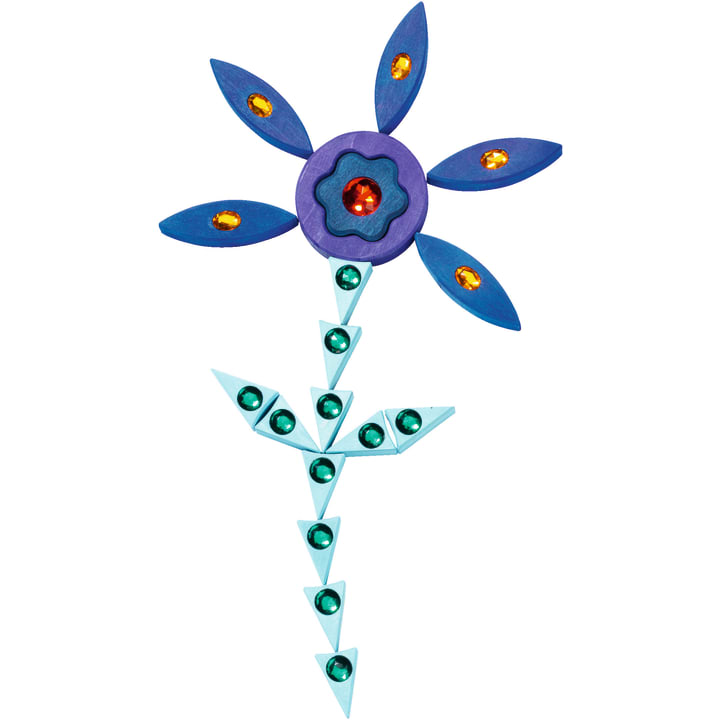 GRIMM‘S Lege-Mandala, blau, 44 Teile