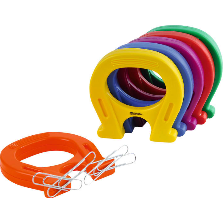Hufeisenmagnet-Set, 6 Stück