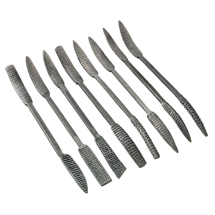 Specksteinraspel-Set, 8-teilig