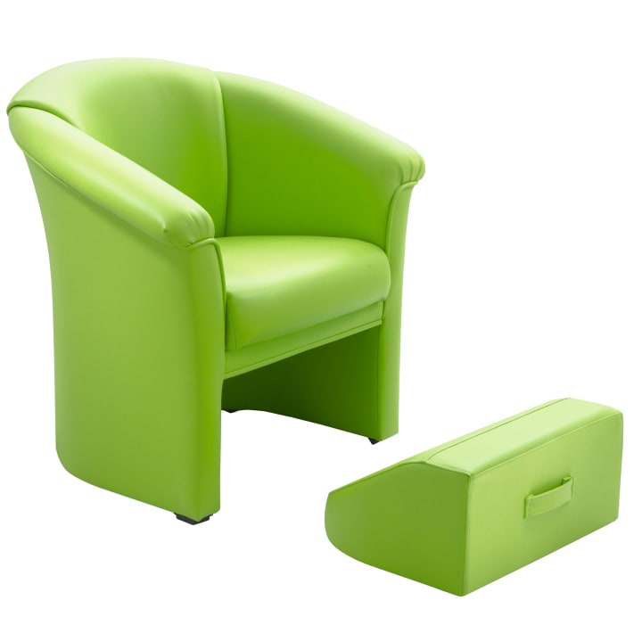 Fußhocker für Sessel, Kunstleder, div. Farben