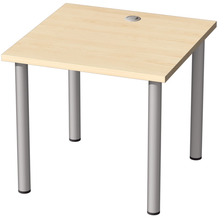 Schreibtisch info, B 80 x  T 80 cm