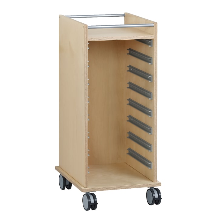 Rollwagen mit Schienen, ca. 39x92x49cm