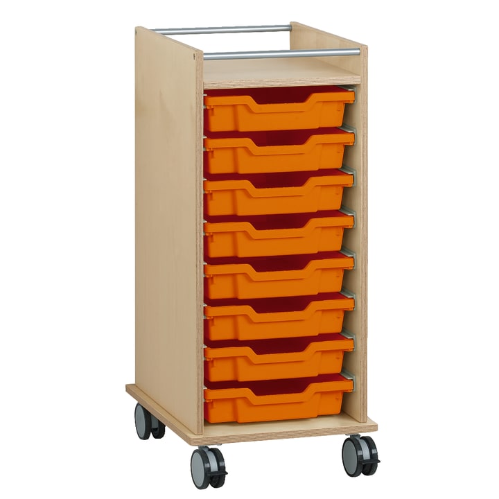 Rollwagen mit Schienen, ca. 39x92x49cm