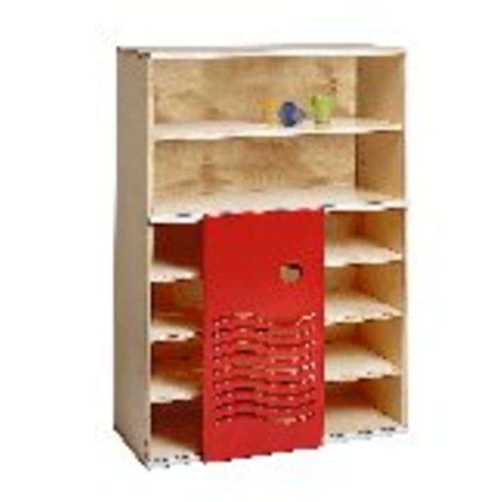 Wellen-Schiebetürenschrank