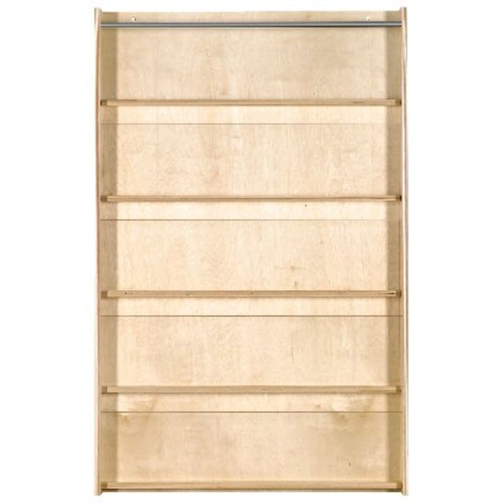 Wandbücherregal B96xH144,3xT10,9 cm, für Kindergarten, 5 Fächer